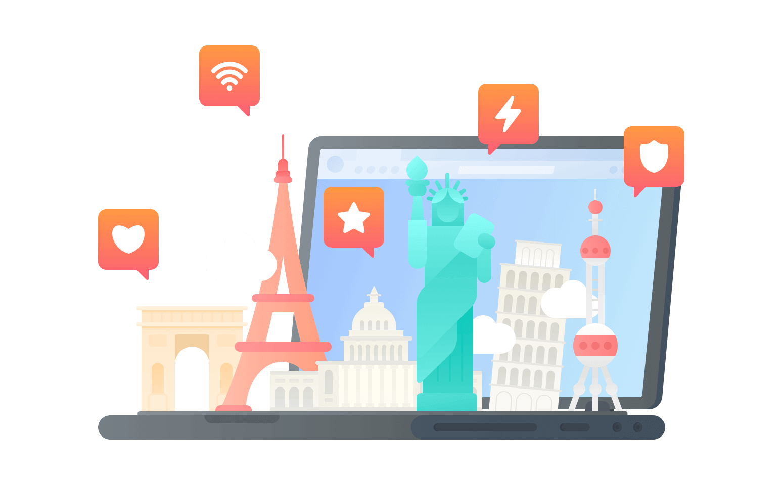 海外翻回国APP - 亮讯加速器
